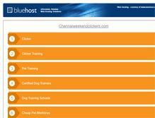Tablet Screenshot of chennaiweekendclickers.com